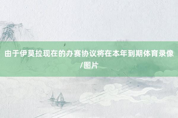 由于伊莫拉现在的办赛协议将在本年到期体育录像/图片