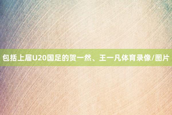包括上届U20国足的贺一然、王一凡体育录像/图片