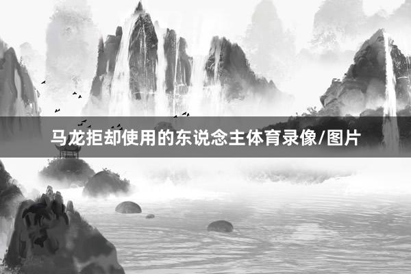 马龙拒却使用的东说念主体育录像/图片