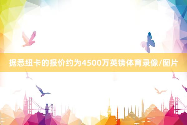 据悉纽卡的报价约为4500万英镑体育录像/图片