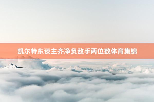 凯尔特东谈主齐净负敌手两位数体育集锦