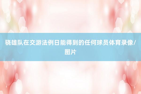骁雄队在交游法例日能得到的任何球员体育录像/图片